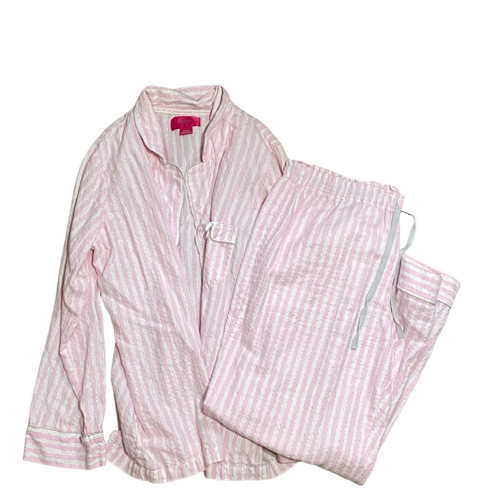 Extra Large XL Victoria’s Secret Long Sleeve Shirt and Pant Sleepwear Set